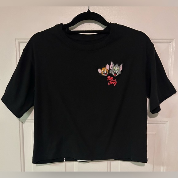 Tom‎ and Jerry Juniors’ Graphic Rubber Patch Tee with Short Sleeves Size S (3-5) - Picture 10 of 15